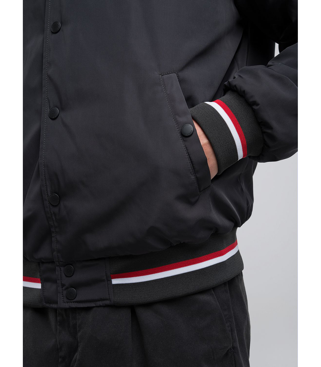 モンテカルロ カントリークラブ コレクション ユニセックス ボンバージャケット 詳細画像 ブラック 6